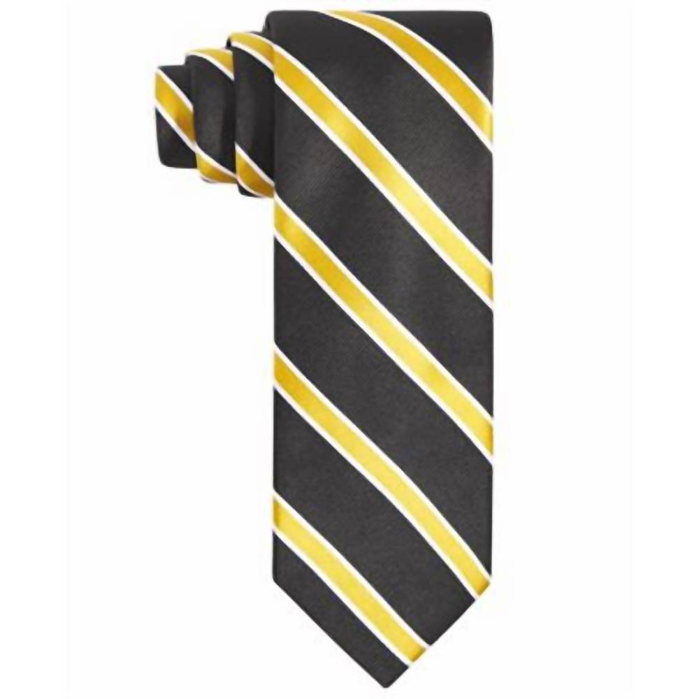 NEW TAYION men's alpha phi stripe tie in gold